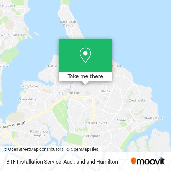 BTF Installation Service map