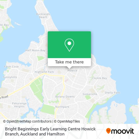 Bright Beginnings Early Learning Centre Howick Branch map