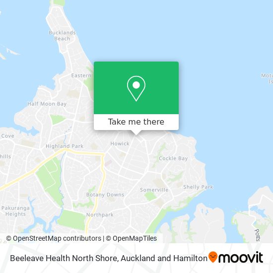 Beeleave Health North Shore map