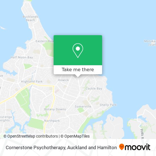 Cornerstone Psychotherapy map