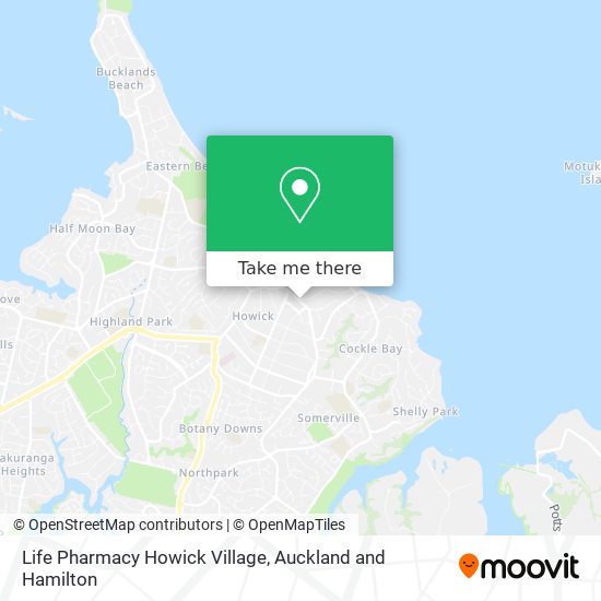 Life Pharmacy Howick Village map