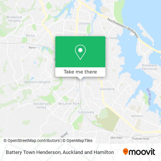 Battery Town Henderson map