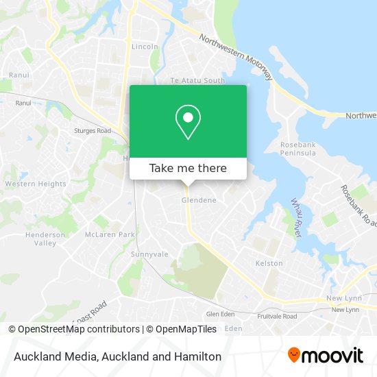 Auckland Media map