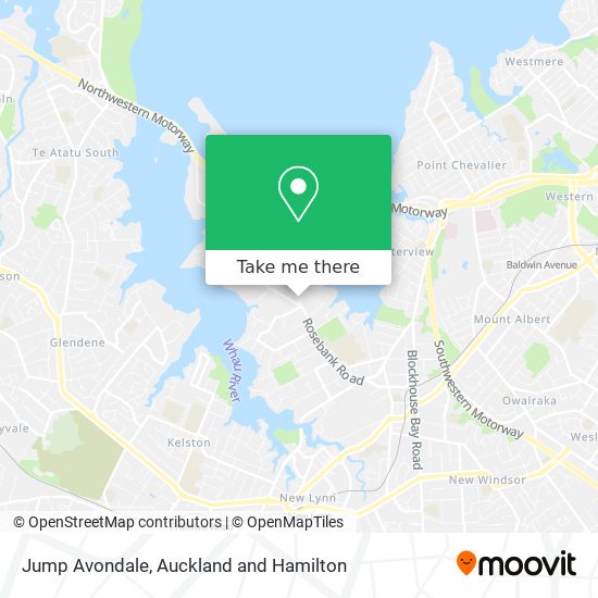 Jump Avondale map