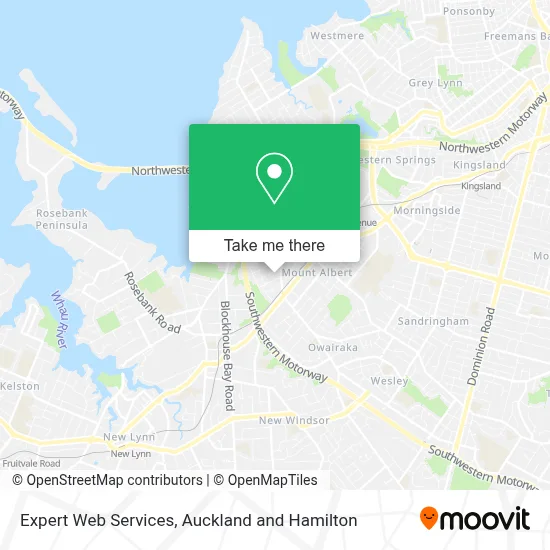Expert Web Services map