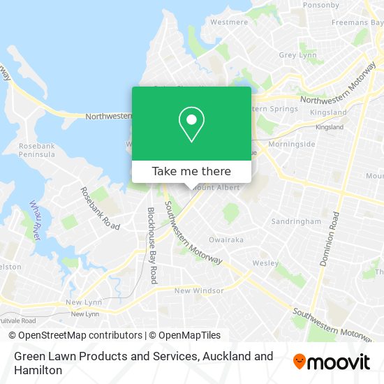 Green Lawn Products and Services map