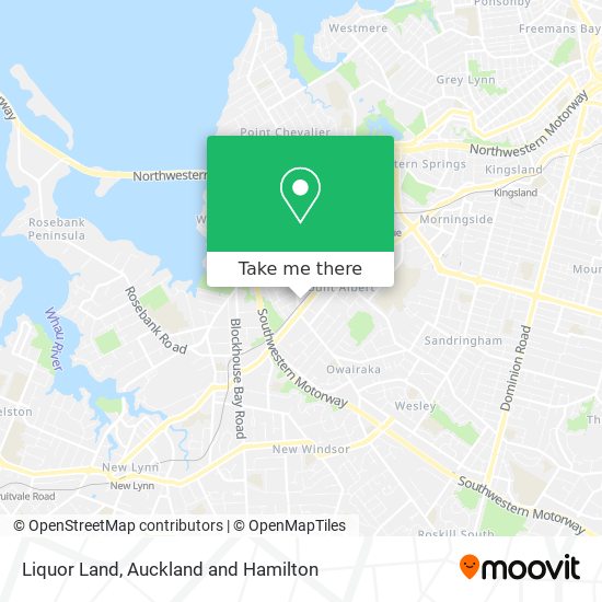 Liquor Land map