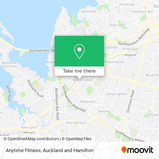 Anytime Fitness map