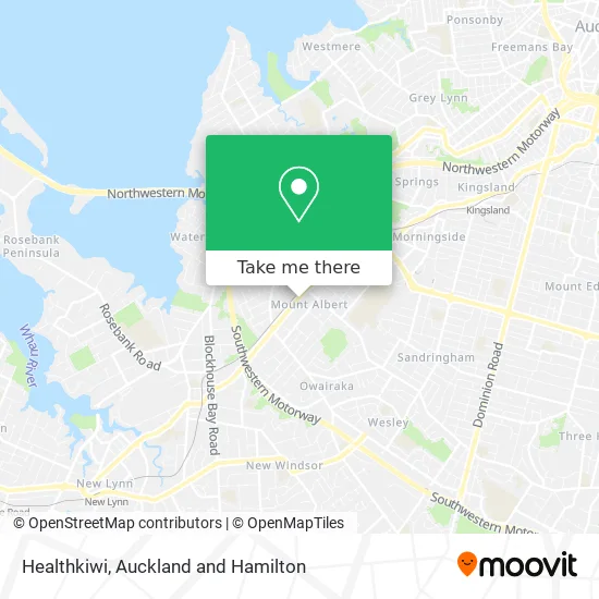 Healthkiwi map