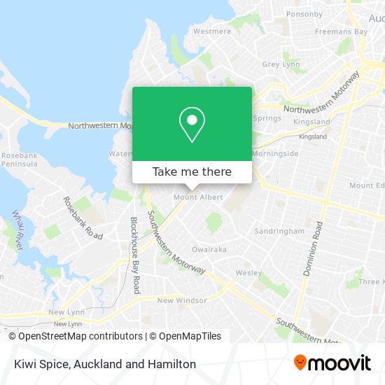 Kiwi Spice map