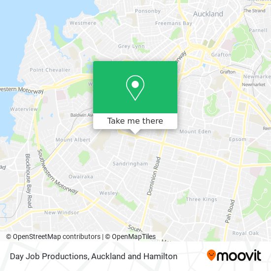 Day Job Productions map