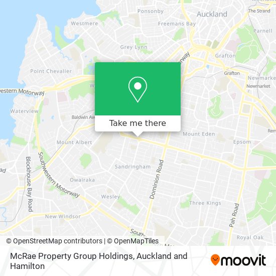 McRae Property Group Holdings map