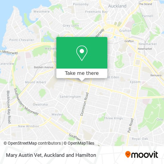 Mary Austin Vet map