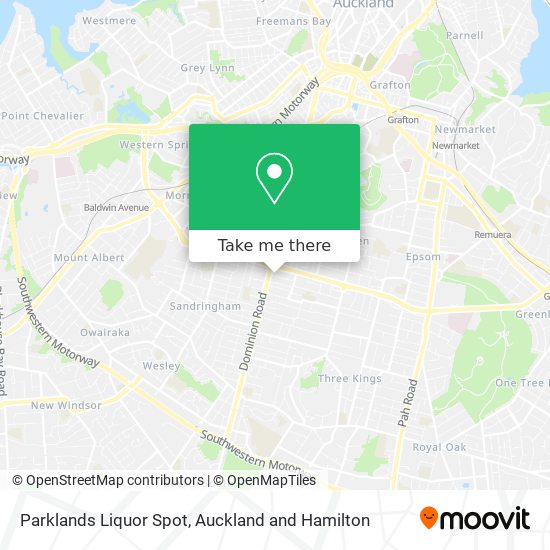 Parklands Liquor Spot map