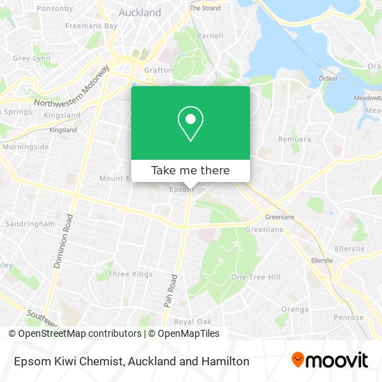Epsom Kiwi Chemist地图