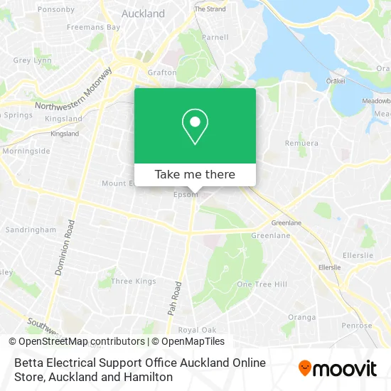 Betta Electrical Support Office Auckland Online Store map