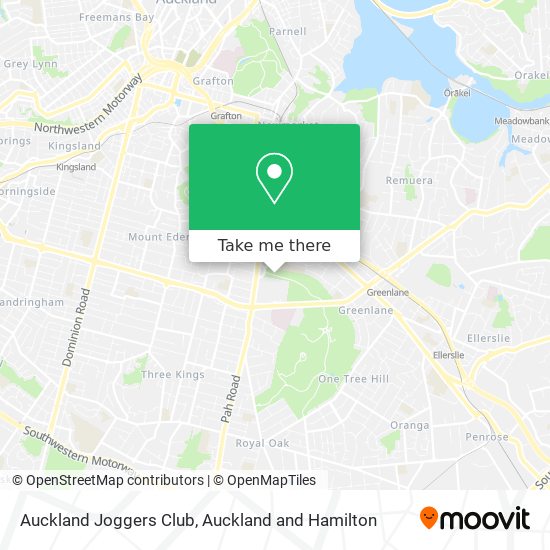 Auckland Joggers Club地图