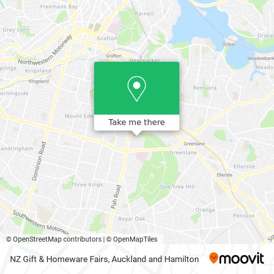 NZ Gift & Homeware Fairs map