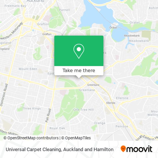 Universal Carpet Cleaning map