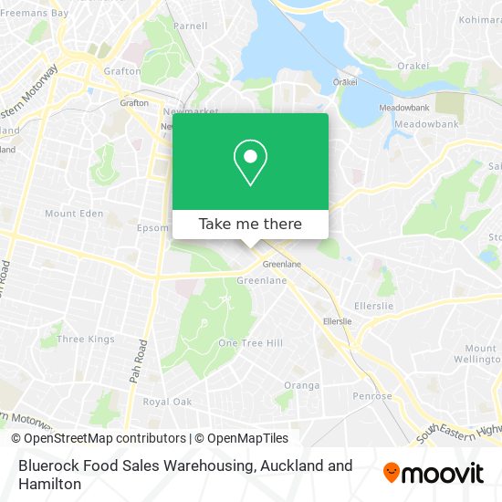Bluerock Food Sales Warehousing map