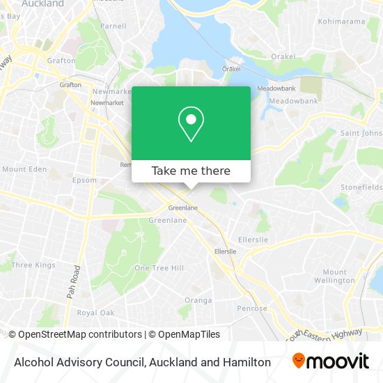 Alcohol Advisory Council map