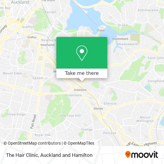 The Hair Clinic map