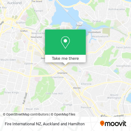 Fire International NZ map