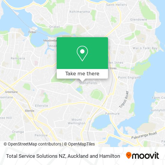 Total Service Solutions NZ map