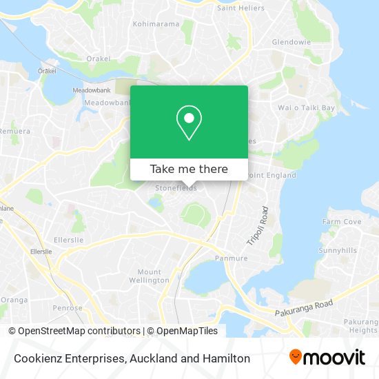 Cookienz Enterprises map