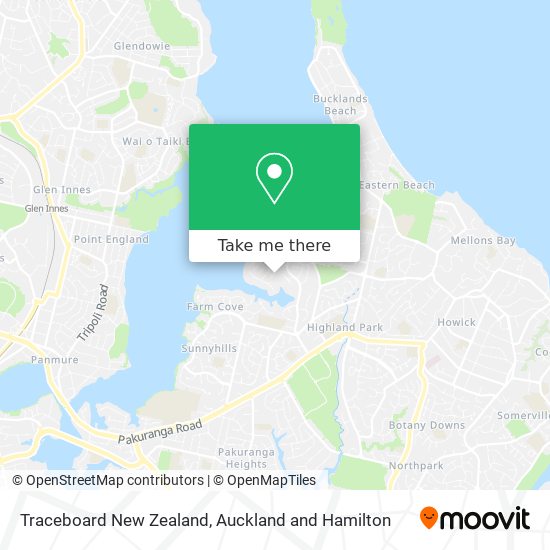 Traceboard New Zealand地图