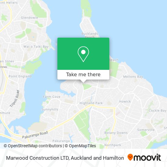 Marwood Construction LTD map