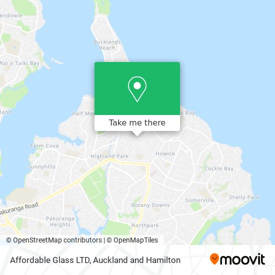 Affordable Glass LTD map