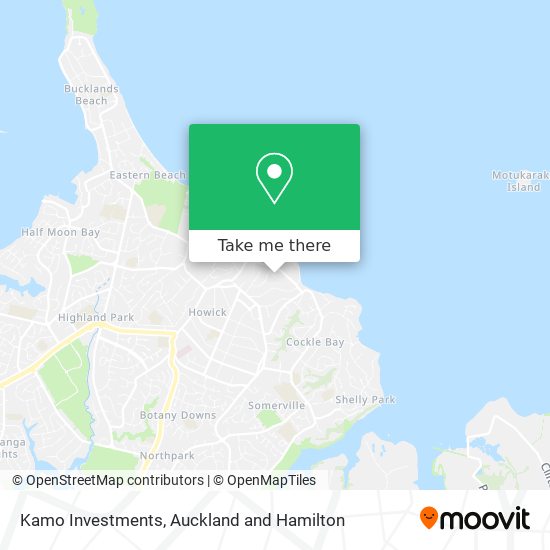 Kamo Investments map
