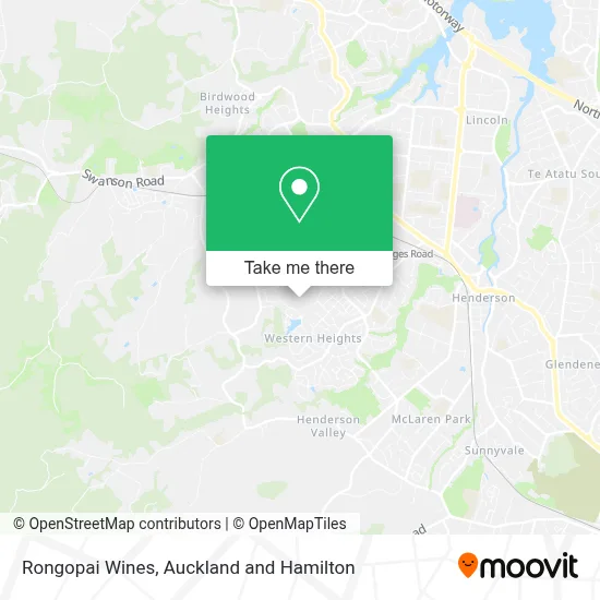 Rongopai Wines map
