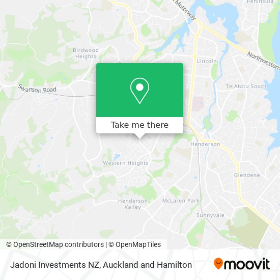 Jadoni Investments NZ map