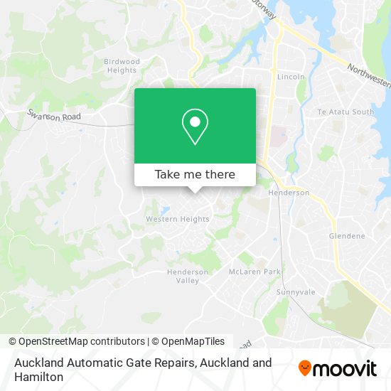 Auckland Automatic Gate Repairs map