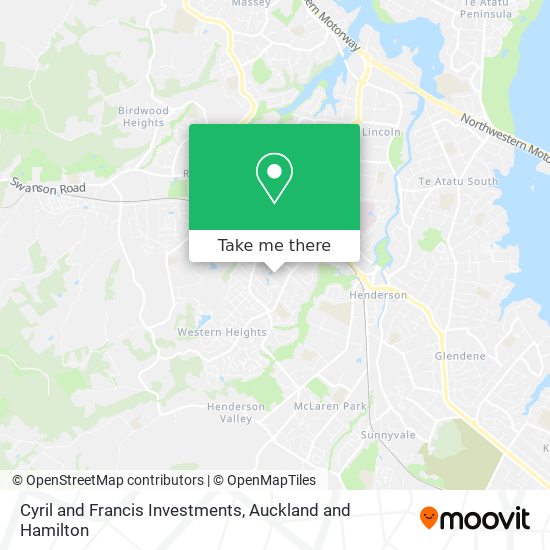 Cyril and Francis Investments map