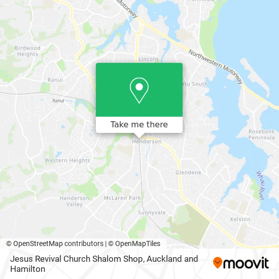 Jesus Revival Church Shalom Shop map