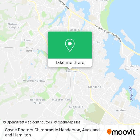Spyne Doctors Chiropractic Henderson map