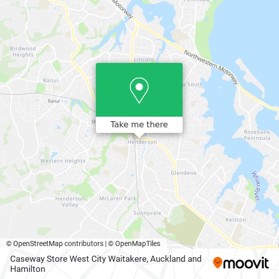 Caseway Store West City Waitakere map