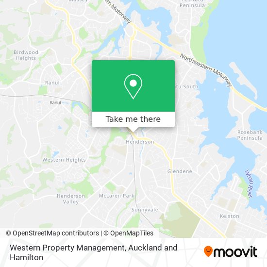 Western Property Management map