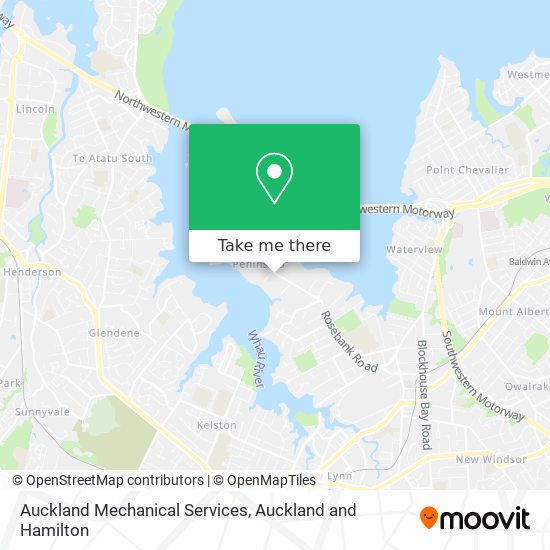 Auckland Mechanical Services map