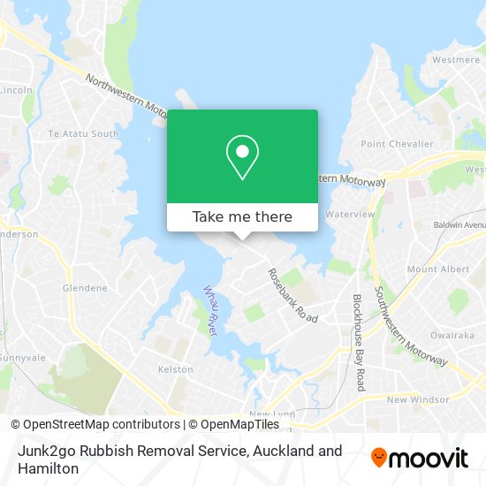 Junk2go Rubbish Removal Service map