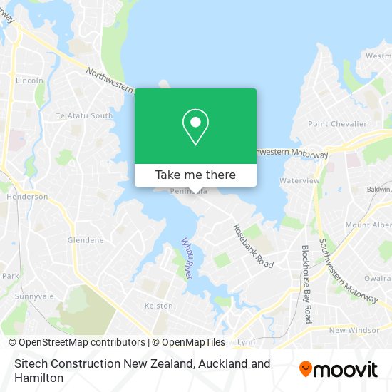 Sitech Construction New Zealand map