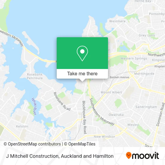 J Mitchell Construction map