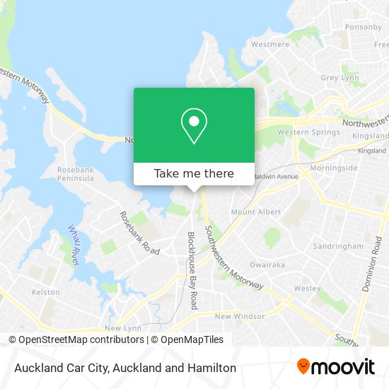 Auckland Car City map