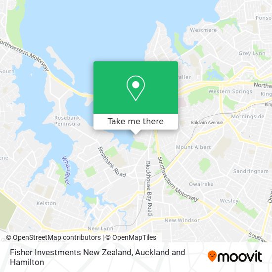 Fisher Investments New Zealand map
