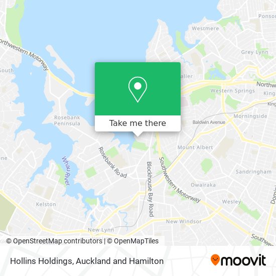 Hollins Holdings map