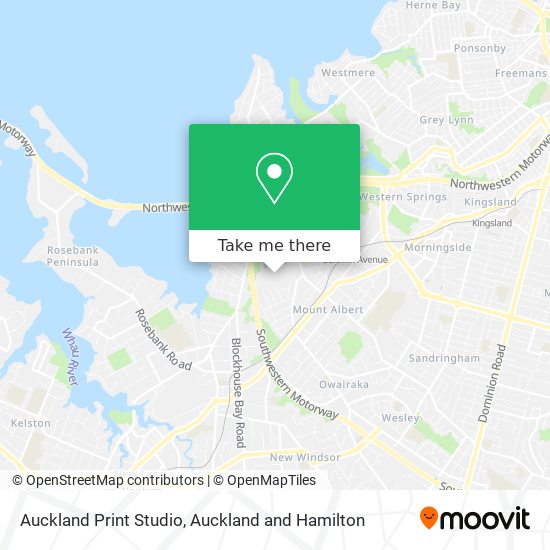 Auckland Print Studio地图