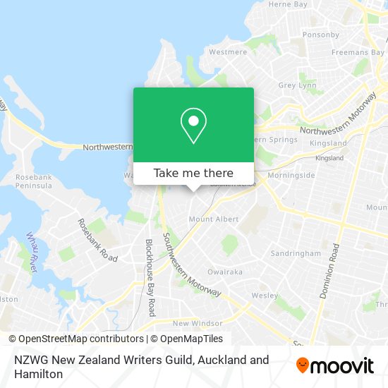 NZWG New Zealand Writers Guild地图